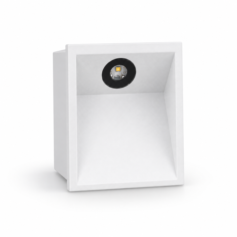 Frameless recessed magnetic staircase light