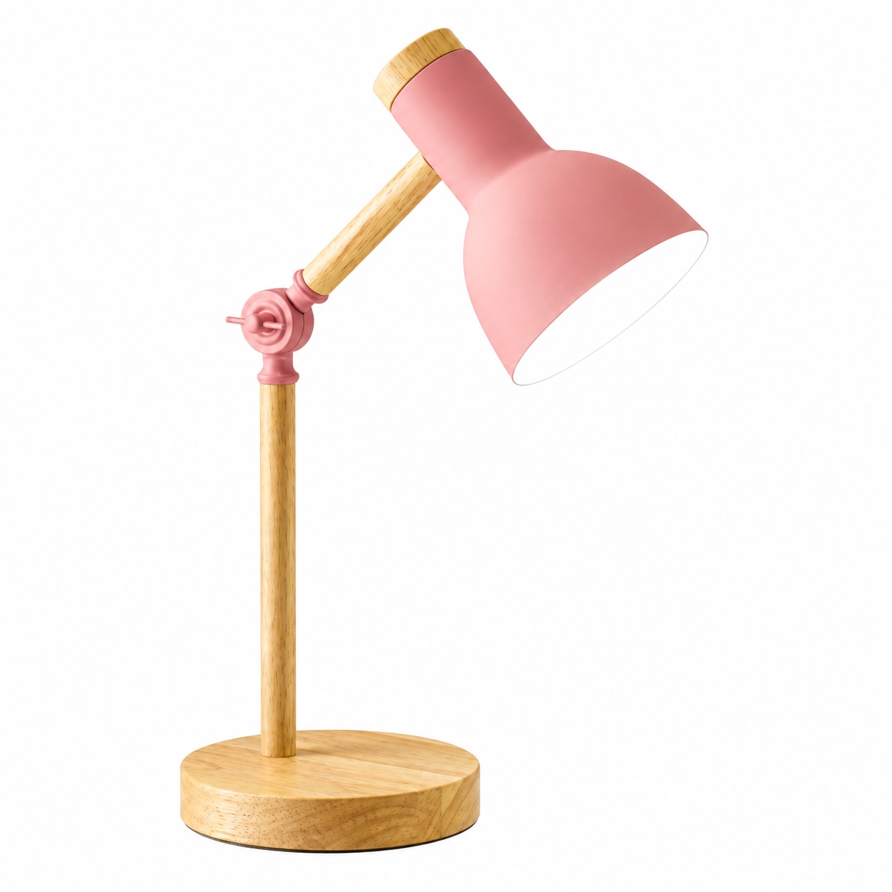 Nordic Wood & Metal Desk Lamp