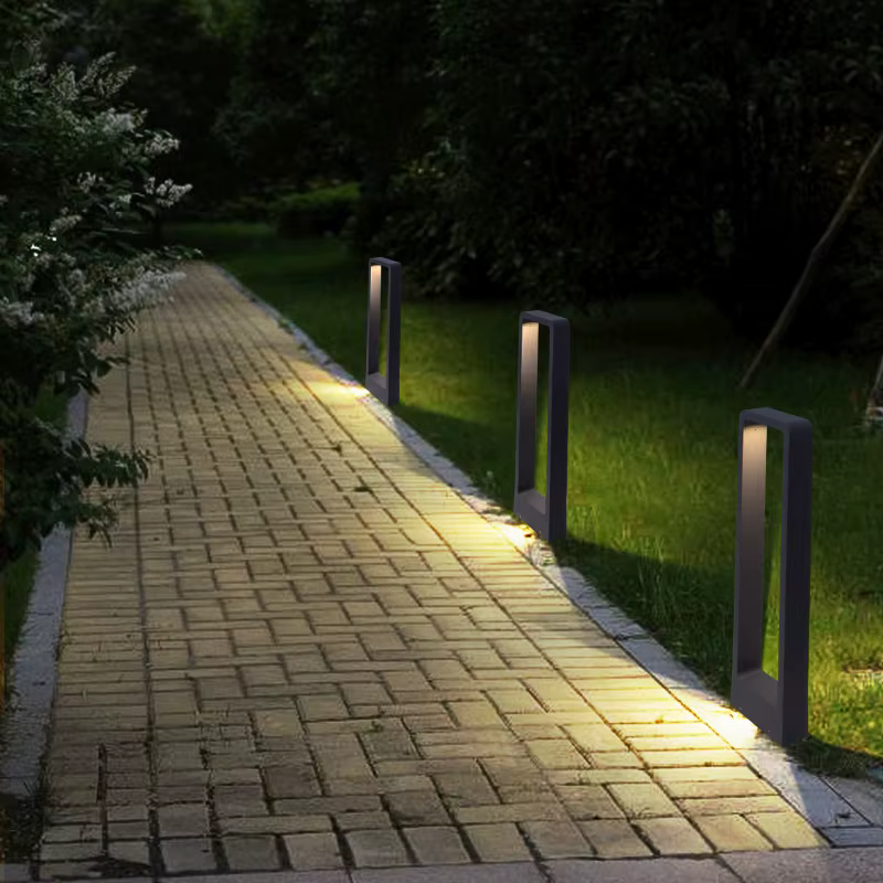 Modern outdoor bollard lighting