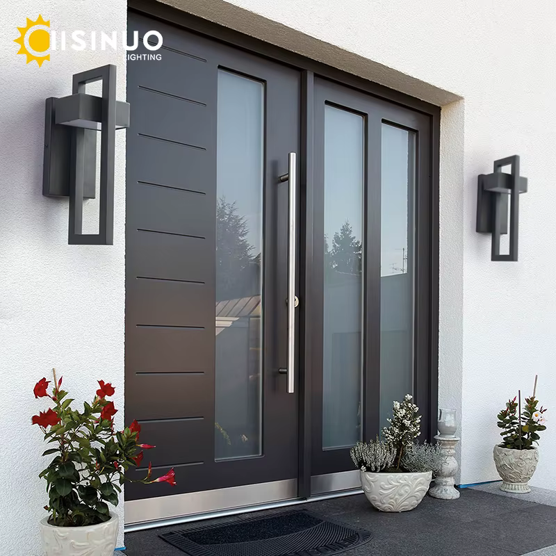 Modern doorstep lantern